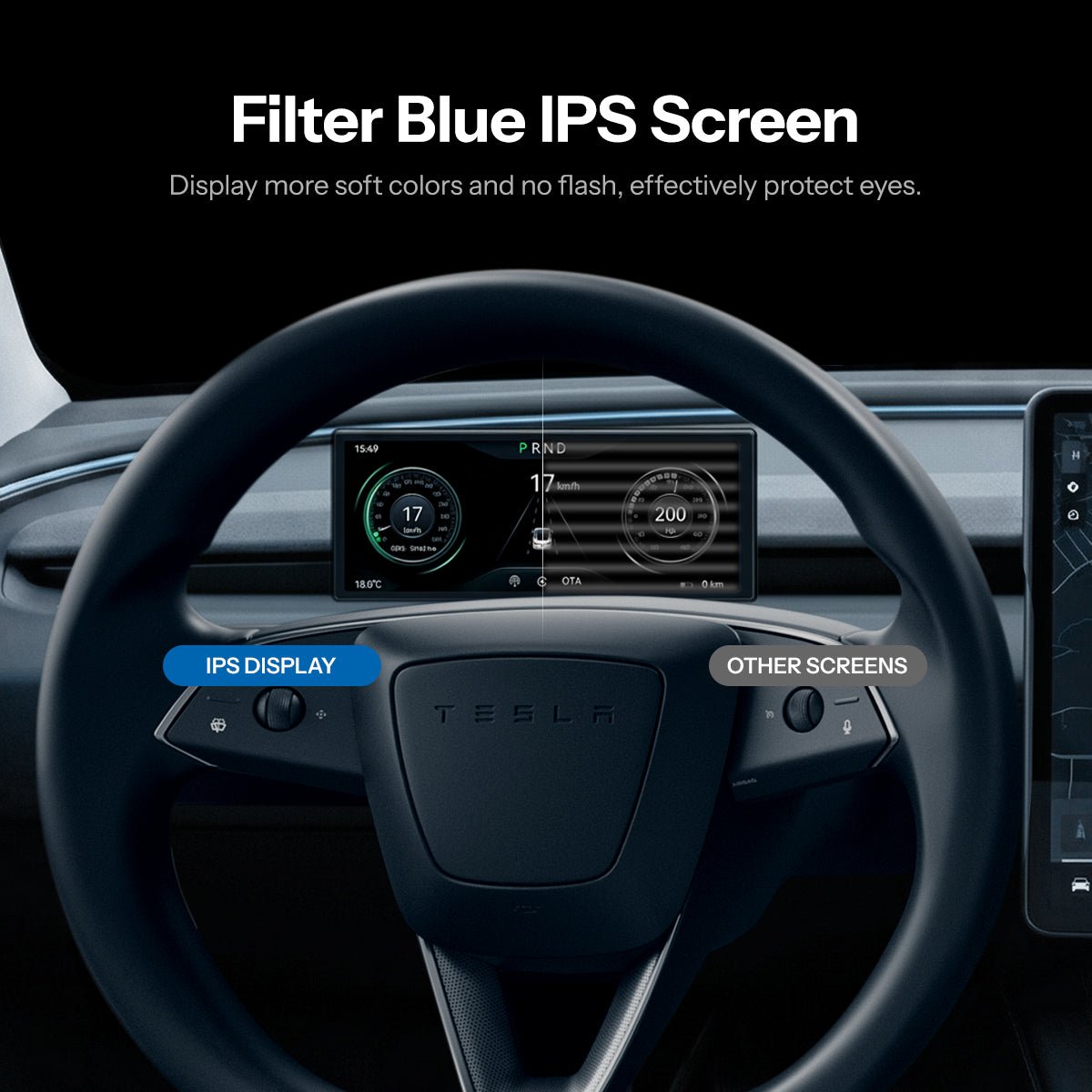 TESERY 6.2'' Dashboard Screen Display for Tesla Model 3 / Model Y
