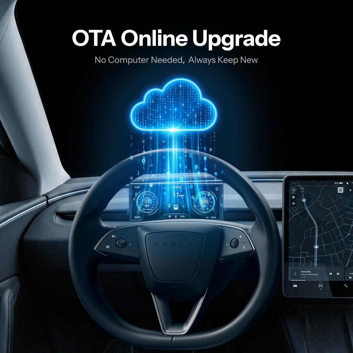 TESERY 6.2'' Dashboard Screen Display for Tesla Model 3 / Model Y