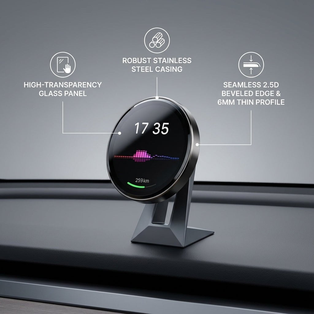 Tesery MagLink HUD - OLED Magnetic Dashboard Display for Model Y Junip ...
