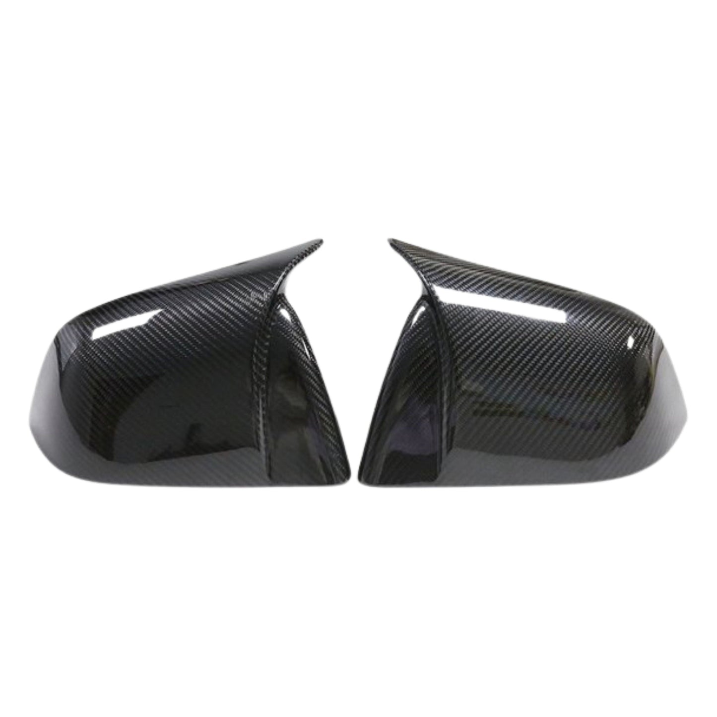 TESERY Mirror Caps for Model Y / 3 ( Sporty Style ) - Dry Carbon Fiber Exterior Mods