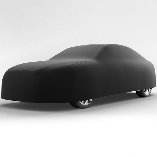 Black Satin BL - Black Car Cover for Genesis G80 2019 Sedan 4-Door