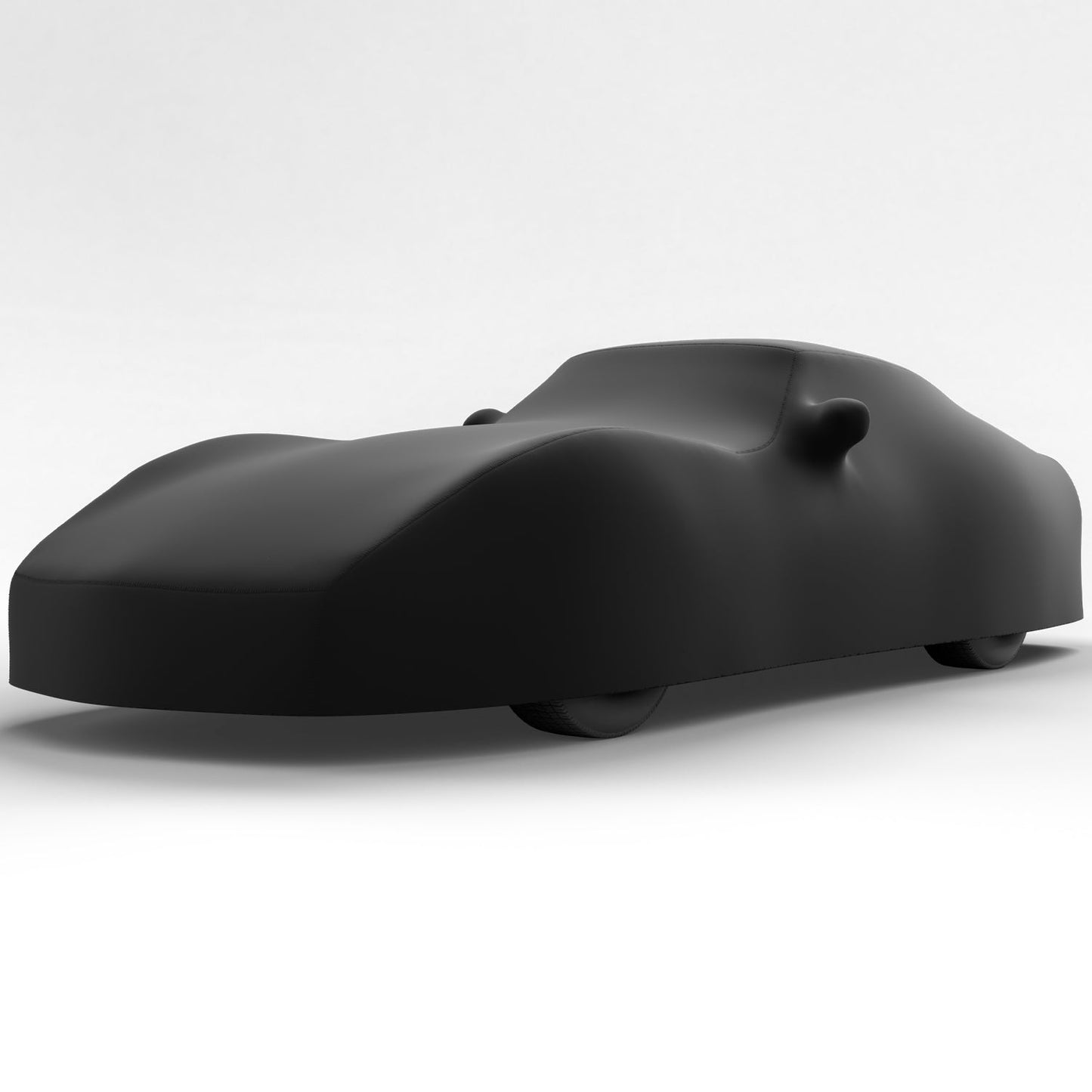 Black Satin BL - Black Car Cover for Chevrolet Corvette 1970 Coupe 2-Door
