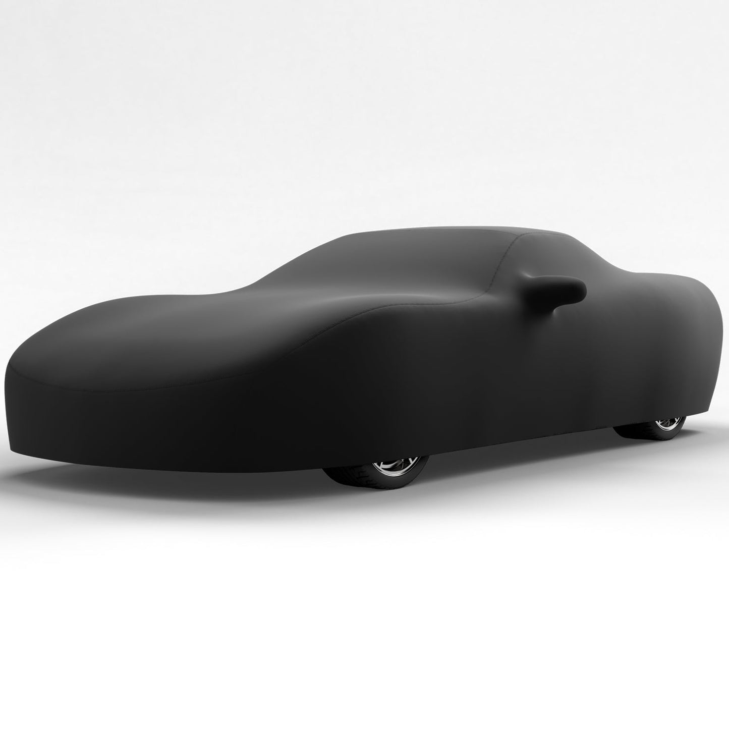 Black Satin BL - Black Car Cover for Chevrolet Corvette ZR1 2002 Convertible 2-Door