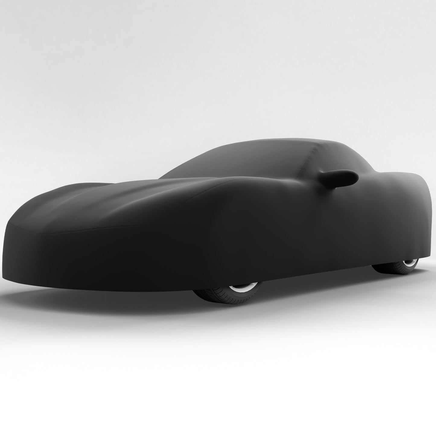 Black Satin BL - Black Car Cover for Chevrolet Corvette ZR1 2005 Coupe 2-Door