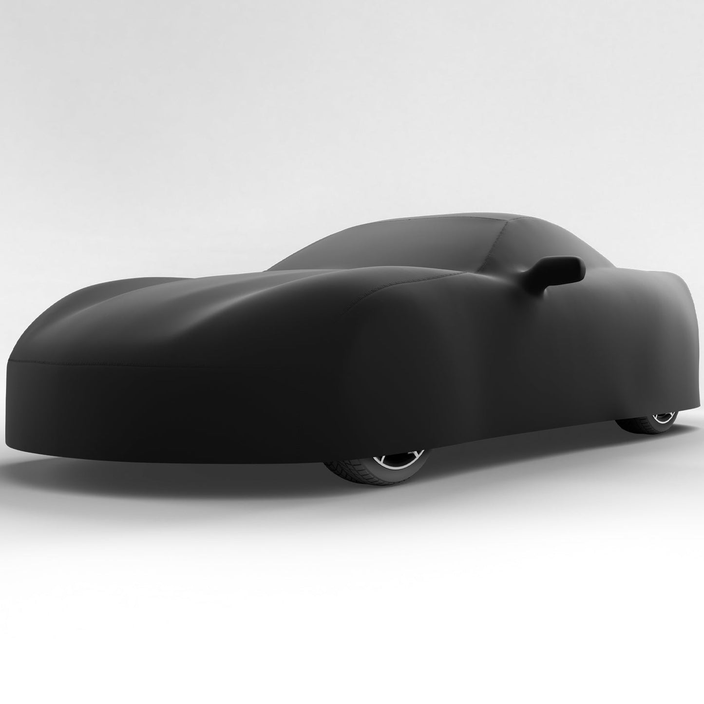 Black Satin BL - Black Car Cover for Chevrolet Corvette 2016 Coupe 2-Door