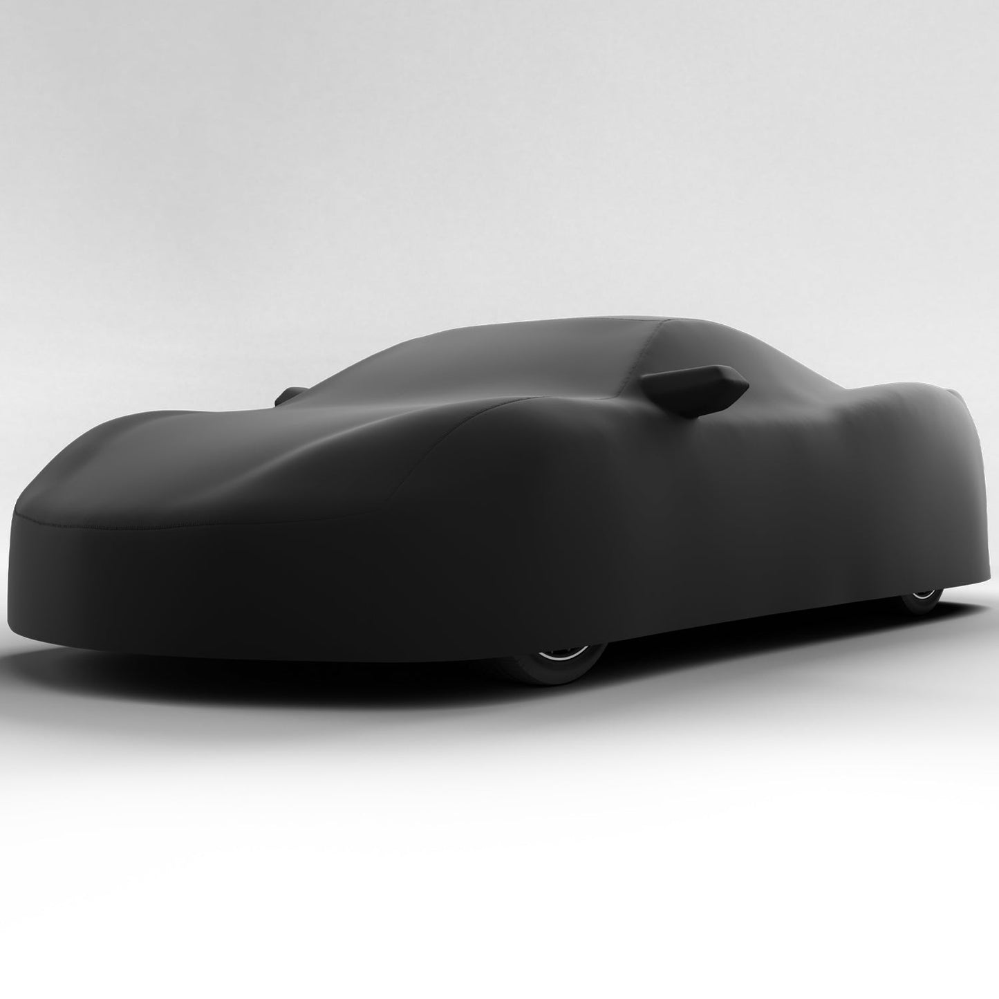 Black Satin BL - Black Car Cover for Chevrolet Corvette Stingray 2023 Coupe 2-Door