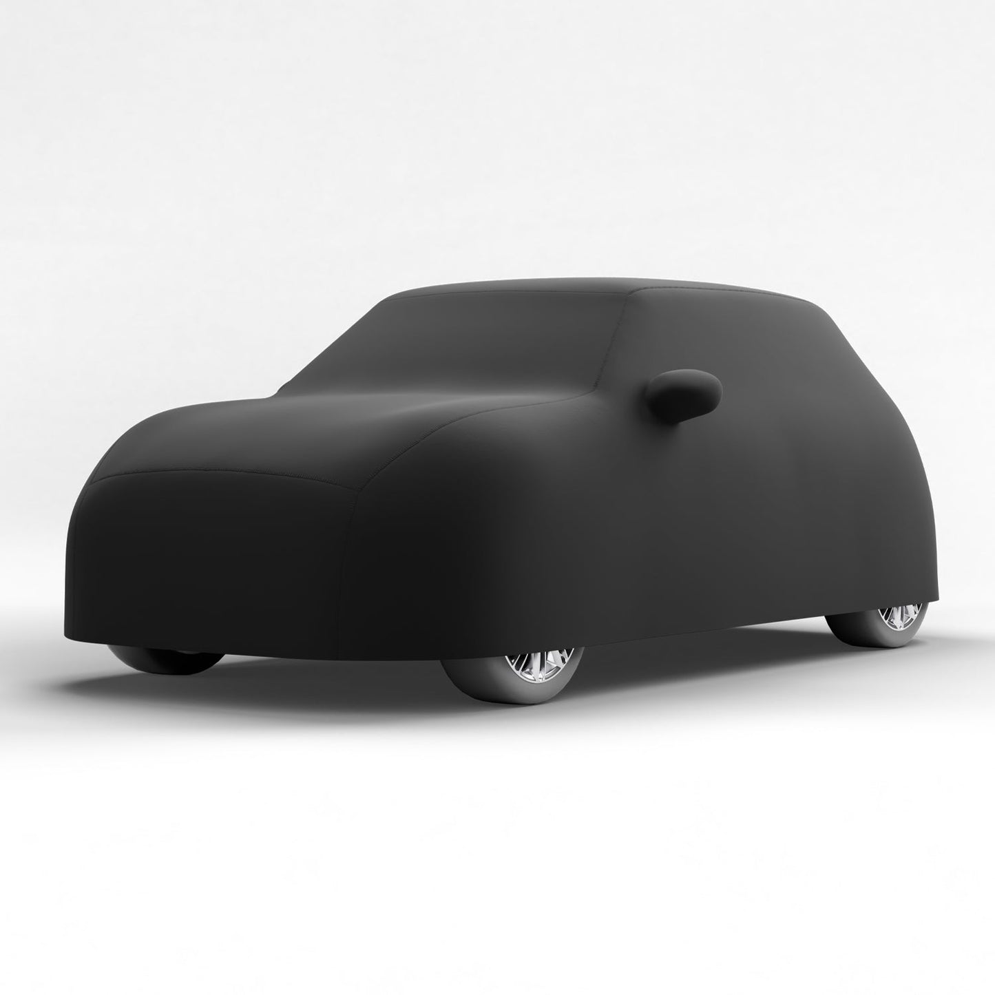Black Satin BL - Black Car Cover for Mini Cooper 2024 Hatchback 4-Door