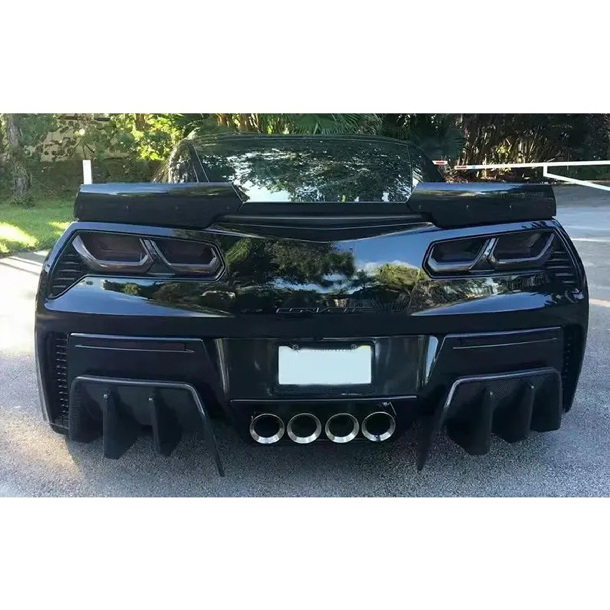 Carbon Fiber Rear Diffuser for Chevrolet Corvette C7