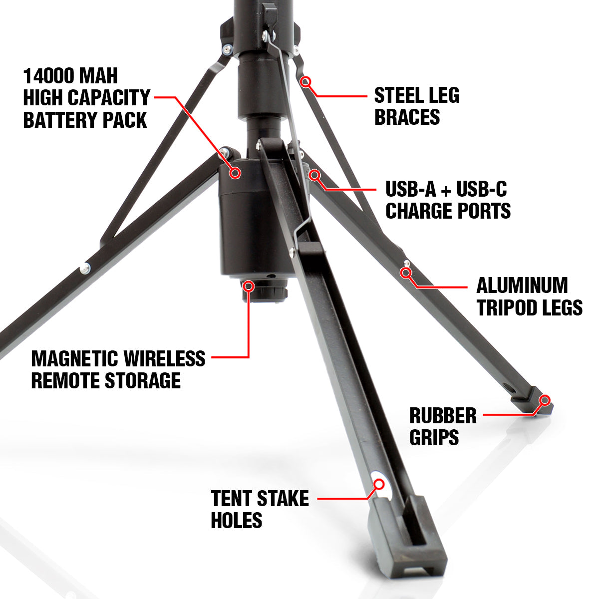 FLi-OVERLANDER 10' Telescoping Light with Wireless Remote