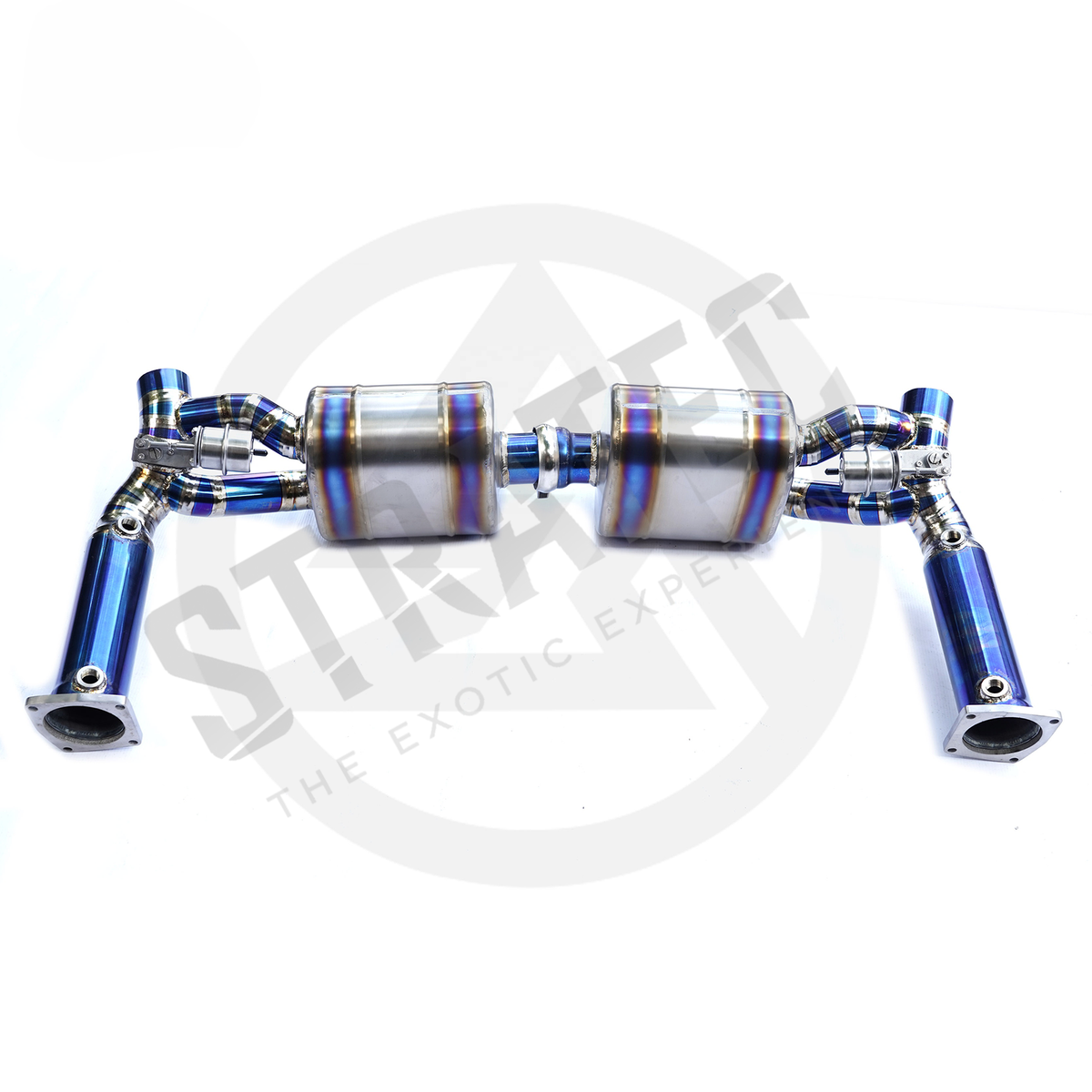 Titanium Valved Catback Exhaust System for Porsche 911 997.1 Turbo 3.6T