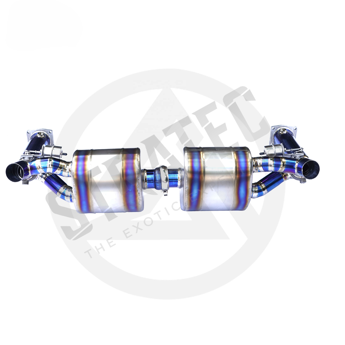 Titanium Valved Catback Exhaust System for Porsche 911 997.1 Turbo 3.6T