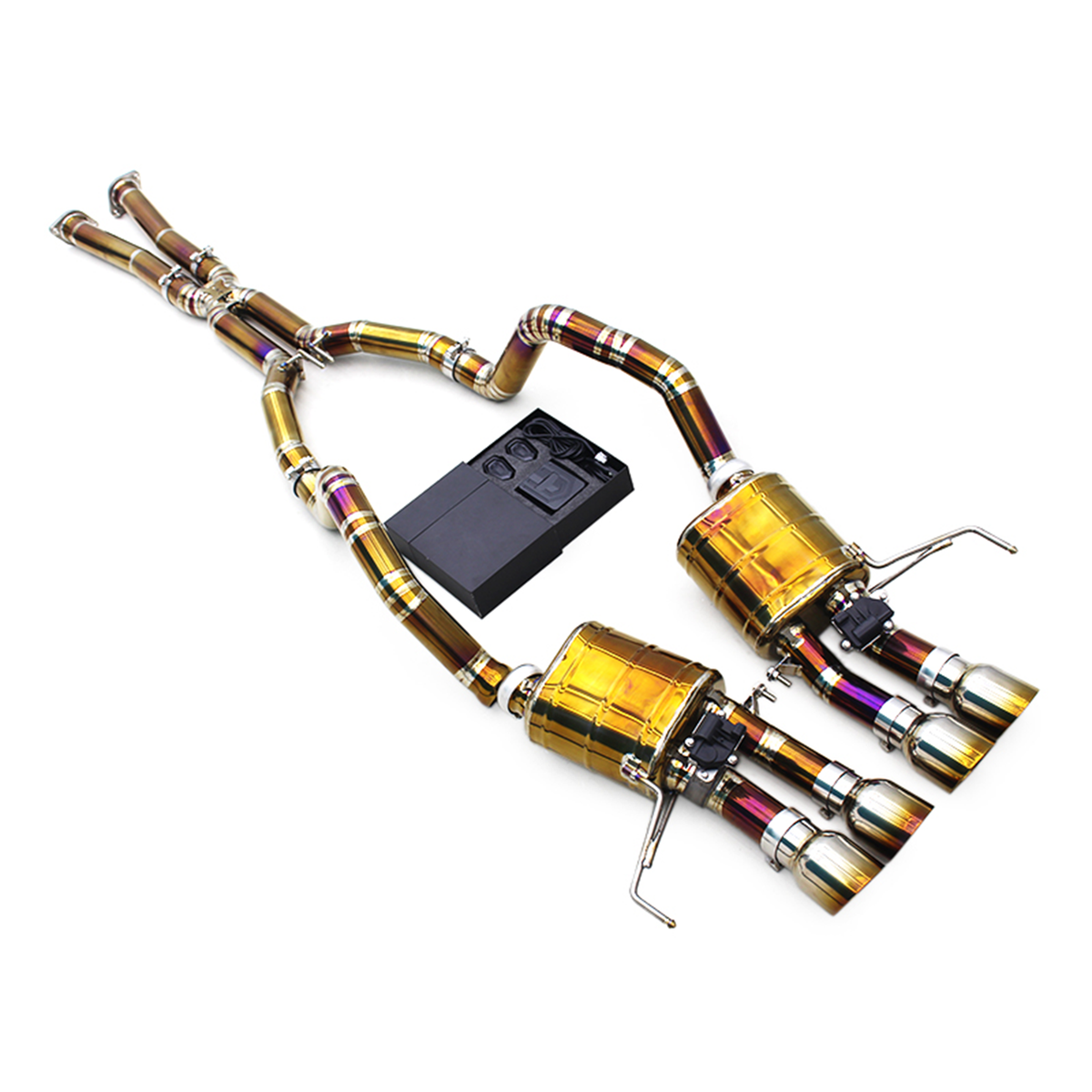 Titanium Catback Valve Exhaust System for Chevrolet Corvette C7 6.2L