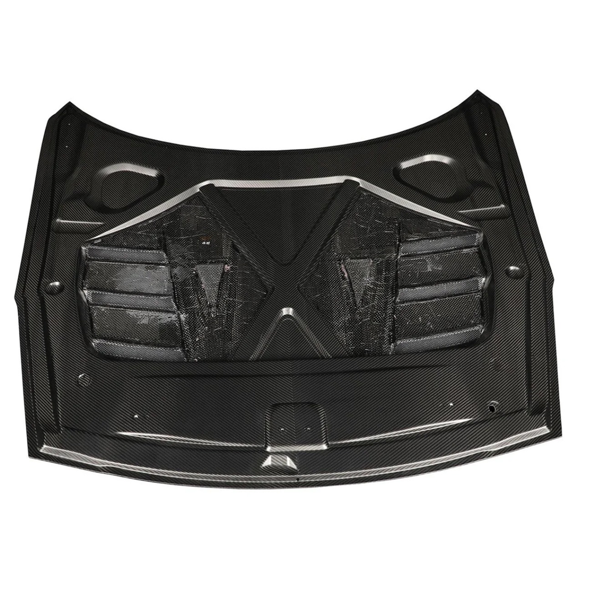 Carbon Fiber T Style Vented Front Engine Hood for Nissan GT R R35