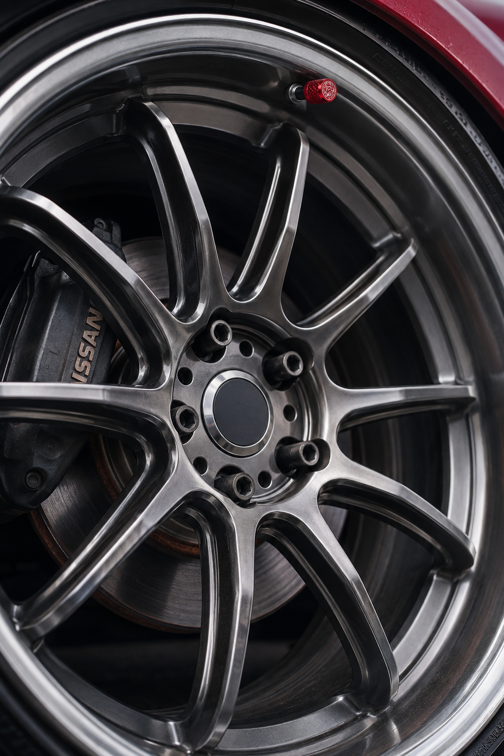 BBP® Red Valve Stem Caps 2500 ENTRIES