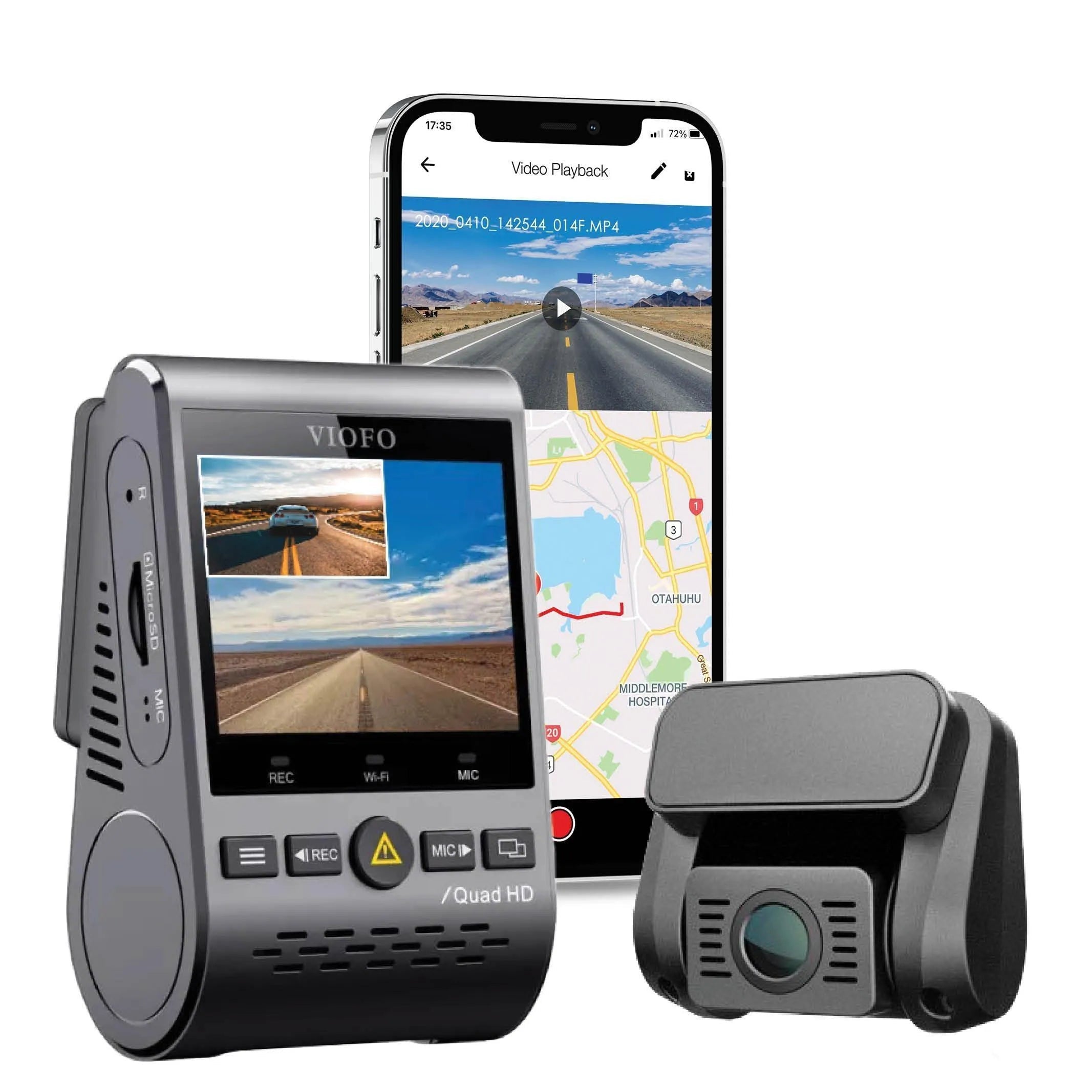 VIOFO A129 Plus Duo 2K QHD 2-Channel Dash Cam with GPS – Pacific ...