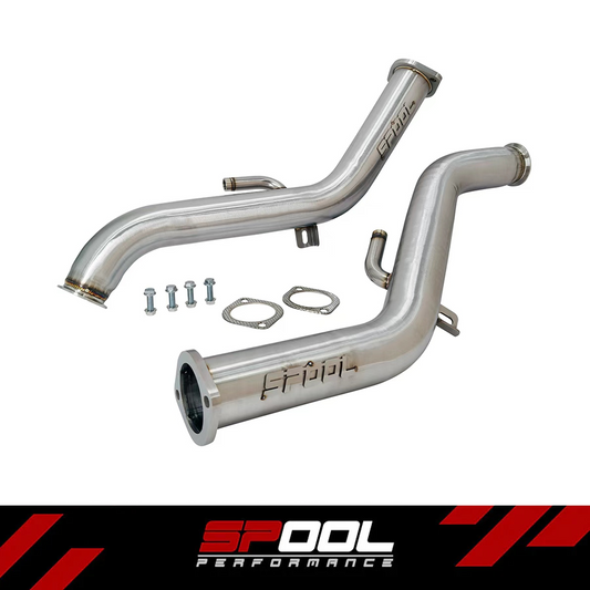 Spool VR30DTT Full Downpipes Upgrade [Race Downpipes] | Infiniti Q50 Q60 RZ34 [VR30] - IN STOCK NOW - SAME DAY SHIPPING!