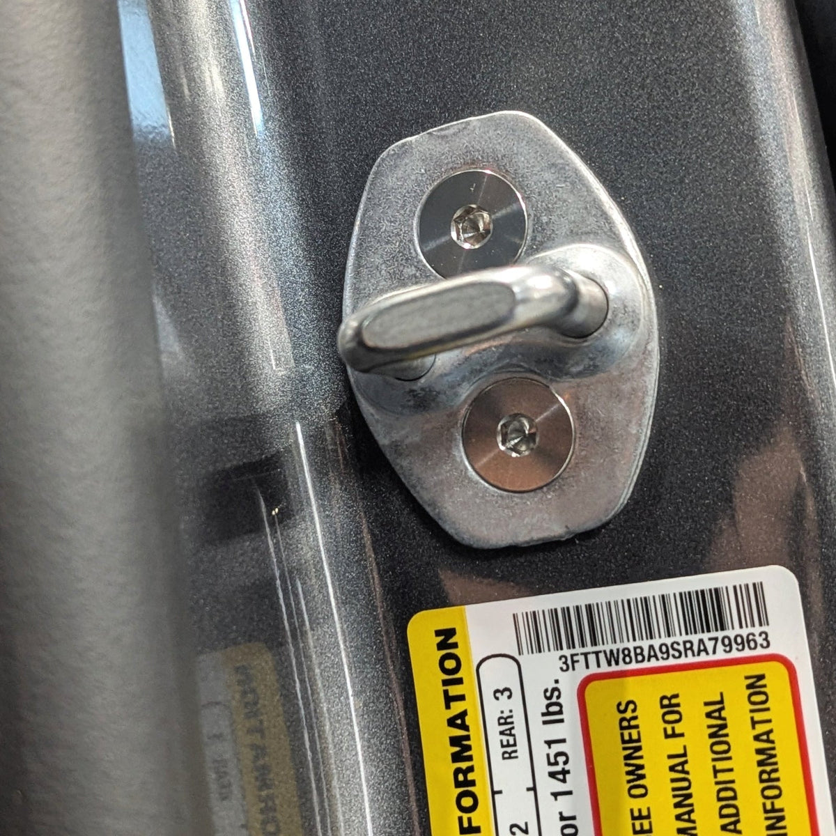ZSPEC Door-Jams Fastener Kit for 2022+ Ford Maverick P758, Titanium