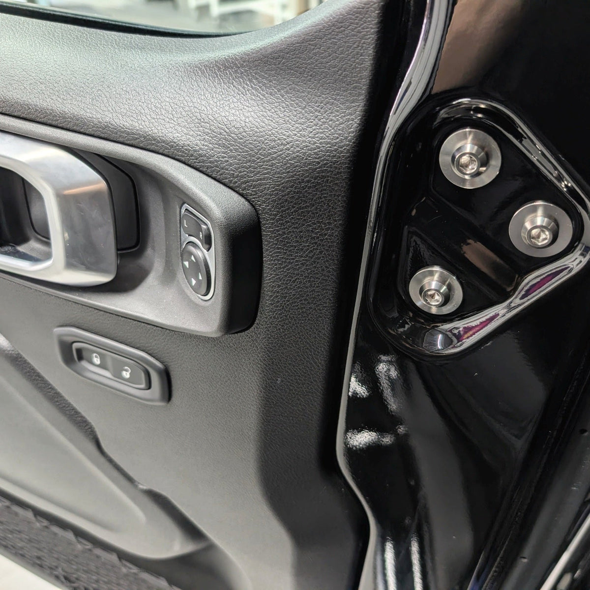 ZSPEC Side-Mirrors Hardware Kit for 2018+ Jeep JLU Wrangler, Titanium