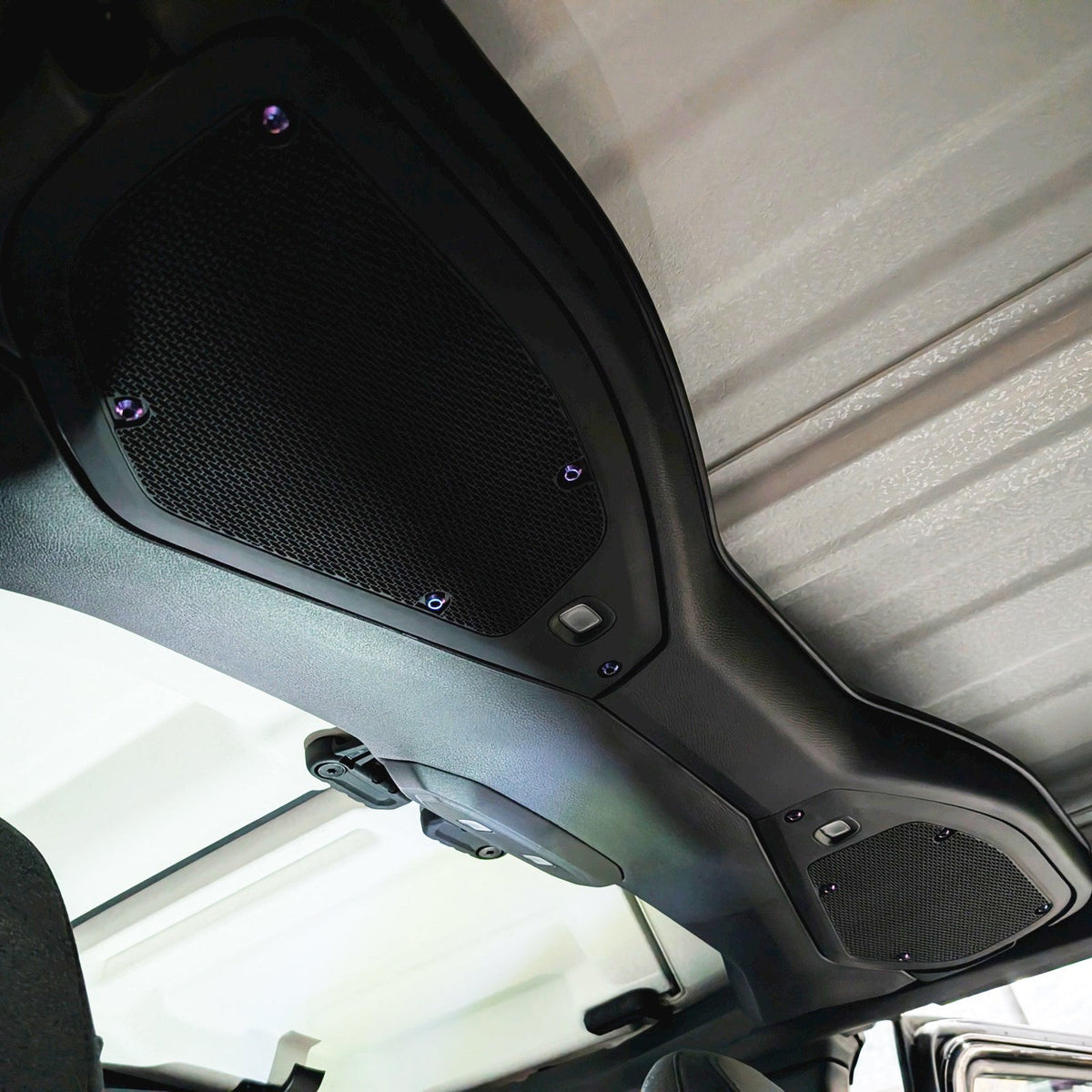 ZSPEC Speaker-Covers Hardware Kit for 2018+ Jeep JLU Wrangler, Titanium